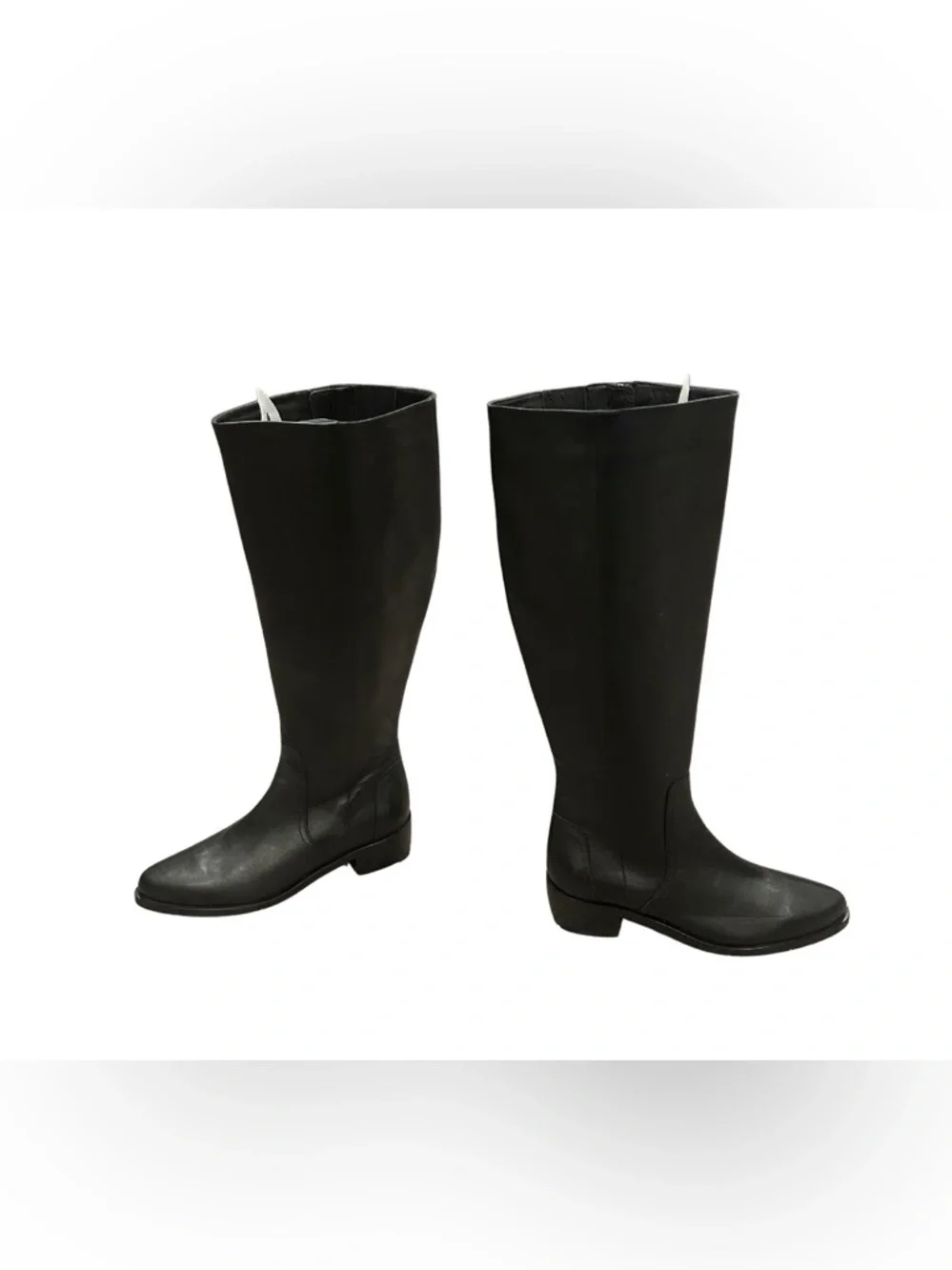 Aquatalia Gracelynn Leather Knee High Boots | Black | Size 9.5
